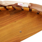 Sun Lounger 2 pcs Brown 60 x 154 x 74cm Solid Acacia wood 3329136
