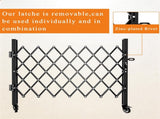 Foldable Security Gate, Expandable Safety Barrier with 360&deg Swivel Casters Lockable Design, 30835775