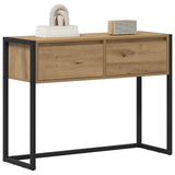 End Table Artisian Oak 100 x 36 x 75 cm Engineered Wood 886701