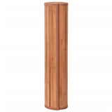 Rug Rectangular Brown60x1000 cm Bamboo 376860
