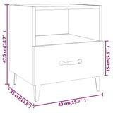 Bedside Cabinet Sonoma Oak Engineered Wood 812030