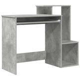Desk Concrete Grey 106 x 41 x 88.5 cm Engineered Wood 869469