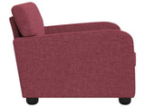 Armchair Wine Red Fabric 42043396