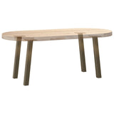 Coffee Table Legs 4 pcs Natural Steel 42 cm Steel 4012491