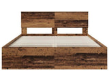 Bed Frame with Headboard Old Wood 120 x 190 cm Engineered wood 3407902