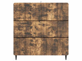 Drawer Cabinet Smoked Oak 66 x 34.5 x 92 cm Engineered Wood 894380