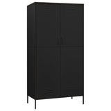 Wardrobe Black 90x50x180 cm Steel 336250