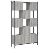 Bookcase Grey Sonoma 102x28x172 cm Engineered Wood 3213660