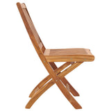 Folding Chairs 8 pcs Solid Teak Wood 3072806