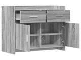 Sideboard Grey Sonoma 75 x 36 x 80 cm Engineered Wood 8011120