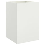 Planter White 52x48x75 cm Steel 841584