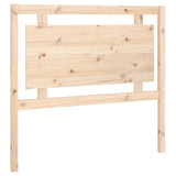 Bed Headboard 105.5x4x100 cm Solid Pine Wood 817925
