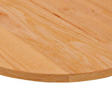 Table Top Light Brown 140x60x2 cm Solid Wood Oak Oval 4009048
