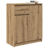 Sideboard with Drawer Artisan Oak 71x35x84 cm Engineered Wood 861597