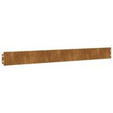Lawn Edgings 50 pcs 10x103 cm Flexible Corten steel 821891