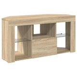 Corner LED TV Cabinet Wall-mounted Sonoma Oak 100 x 40 x 50 cm 889797