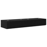 Studio Desk Black Oak 152 x 40 x 19.5 cm Engineered Wood 8006669