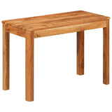 ZNTS Dining Table 110x55x76 cm Solid Wood Acacia 356251