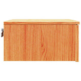 Bedside Table 2 pcs Wax Brown 37 x 35 x 18.5 cm Solid pine wood 873486