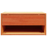 Bedside Table 2 pcs Wax Brown 50 x 32.5 x 24 cm Solid pine wood 873480
