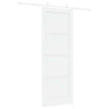 Sliding Door 78 x 211 cm Engineered Wood White 3450151