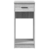 Computer Tower Stand with Drawer Grey Sonoma 35x45x77 cm 858745