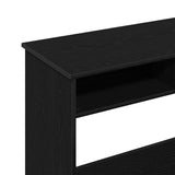 Desk Black 80x40x75 cm Engineered Wood 860473