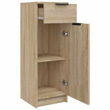 Bathroom Cabinet Sonoma Oak 32x33.5x90 cm Engineered Wood 811289