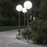 Bollard Lights with Outlet 3 pcs 120 cm Stainless Steel IP44 4006106