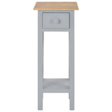 ZNTS Side Table Grey 27x27x65.5 cm Wood 280058