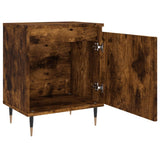 Bedside Cabinets 2 pcs Smoked Oak 40x30x50 cm Engineered Wood 826823