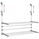 Drying Rack for Balcony 89x25x cm Aluminium 154605