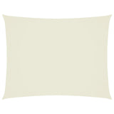 Sunshade Sail Oxford Fabric Rectangular 3.5x5 m Cream 135215