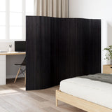 Room Divider Black Width 250 cm Height 165 cm Bamboo 376990
