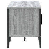 TV Cabinet Grey Sonoma 122x34x41 cm Engineered Wood 848587