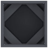 Planter 2 pcs Anthracite 30 x 30 x 30 cm Steel 883813