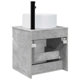Wall-mounted Sink Vanity Concrete Grey 49 x 44.5 x 65.5 cm 890625