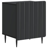 Bedside Cabinet 2 pcs Black 43 x 34.5 x 52 cm Engineered Wood 894338