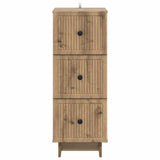 Drawer Cabinet Artisan Oak 33 x 34.5 x 90 cm Engineered Wood 893934