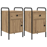 Bedside Cabinet 2 pcs Artisan Oak 35 x 36.5 x 61 cm 8007658