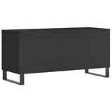 Record Cabinet Black Engineered wood, iron 100x38x48 cm 831757