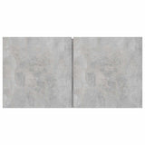 Hanging TV Cabinets 3 pcs Concrete Grey 60x30x30 cm 804522