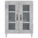 Highboard Concrete Grey 69.5x34x180 cm Engineered Wood 3198309