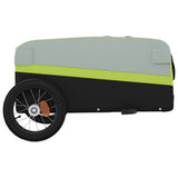 Bike Trailer Black and Green 30 kg Iron 94039