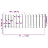 Garden Fence Steel Tough Modern 277666