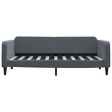 Daybed with Trundle&Drawers without Mattress Dark Grey 90x190 cm Single 3197158