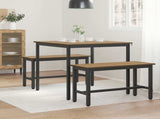 Dining Tables 80 x 80 x 75 cm METAL 892631