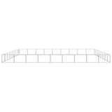 Dog Kennel Silver 72 m Steel 3082191