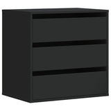 Corner Chest of Drawers Black 60x41x58 cm Engineered Wood 852844