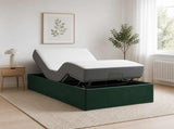 Electric Adjustable Bed Frame Forest Green 200 x 70 x 33.5 cm 42037268